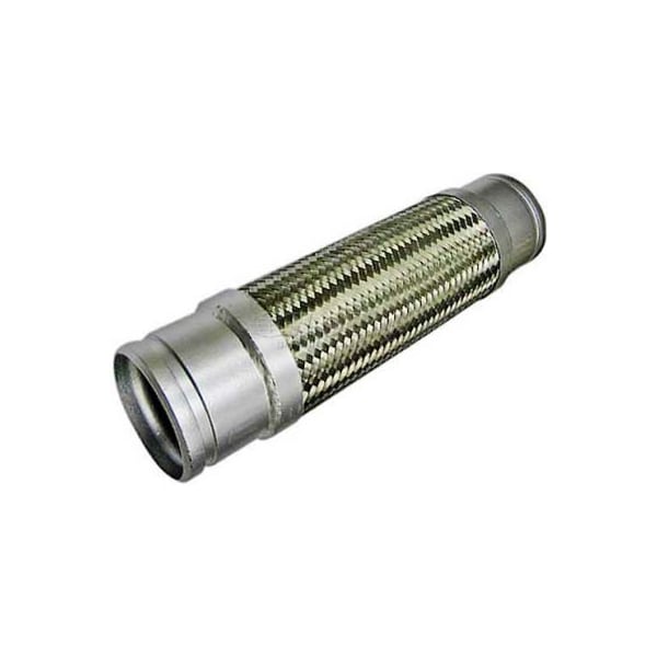 Mason Industries Stainless Steel Braided Hose, 4 in x 36 in, 304 Stainless Steel, Carbon Steel Grooved Fittings GN 4x36 - main